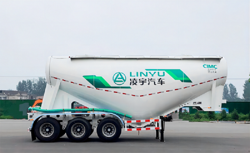 中集凌宇升級(jí)版干拌砂漿運(yùn)輸半掛車所帶來的優(yōu)勢(shì)！